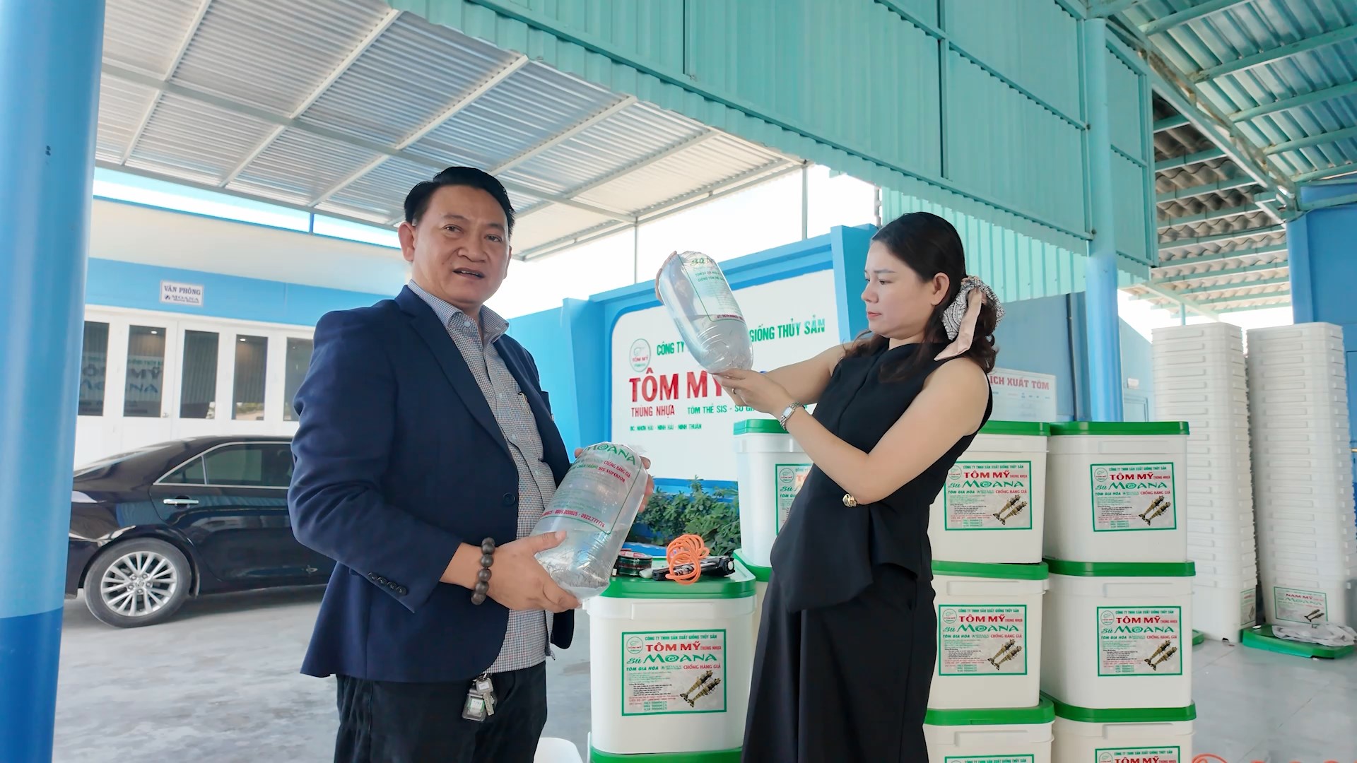 Kiểm tra chất lượng tôm giống sú Moana